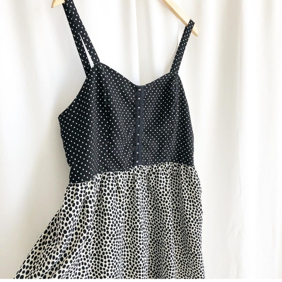 Xhilaration polka dot spaghetti strap dress - Picture 2 of 6